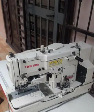 Photo - Two Lion Button Holes Industrial Sewing Machine