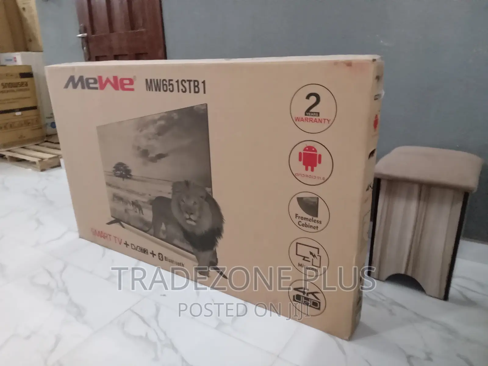 Affordable Mewe 65'' Smart TV With Youtube+Bluetooth