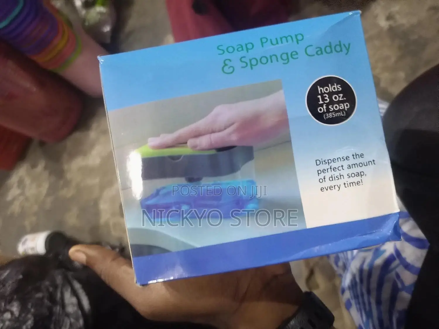 Soap Pump and Sponge Caddy
