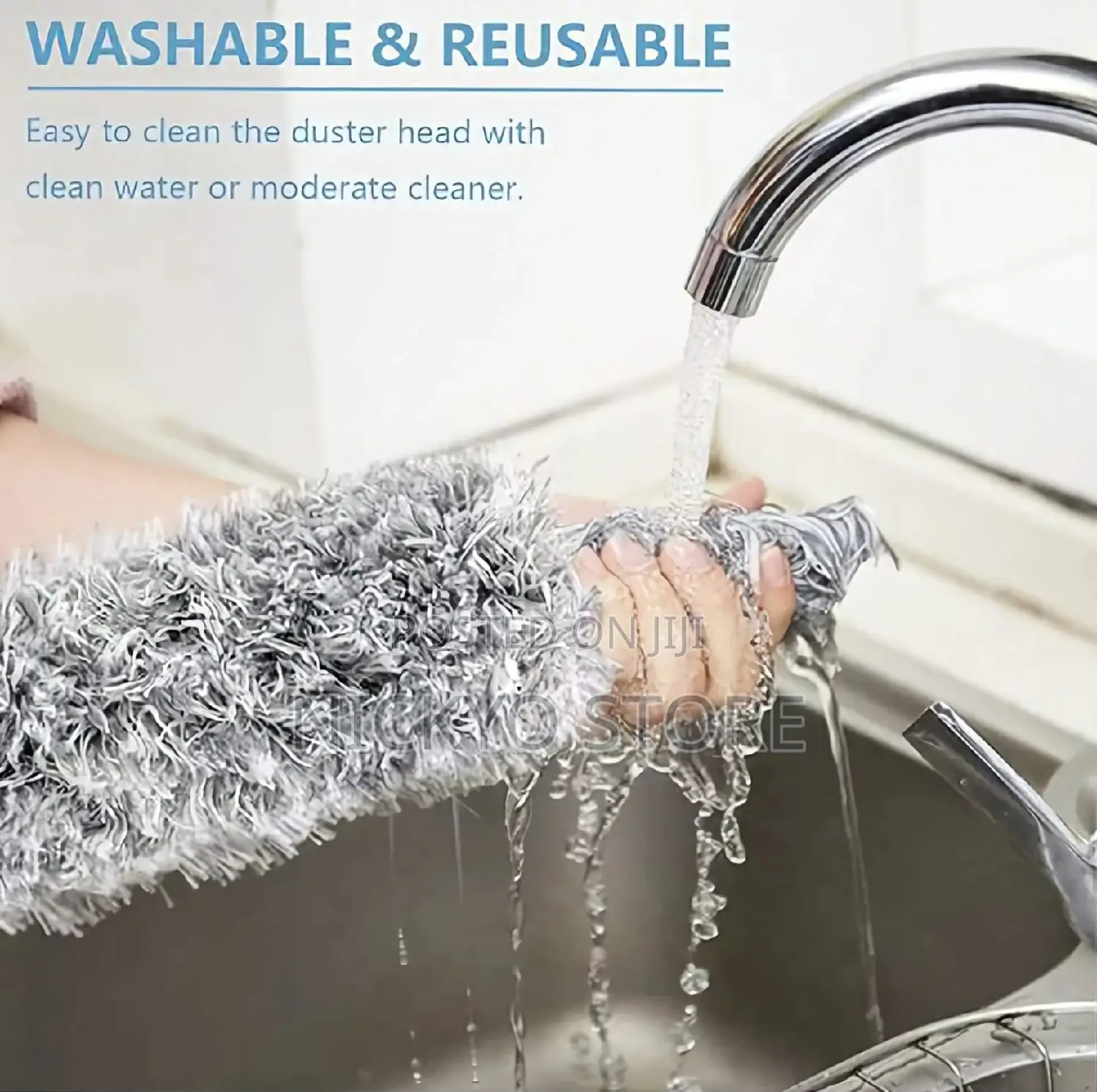 Long Handle Dust Duster Easy Cleaning Brush