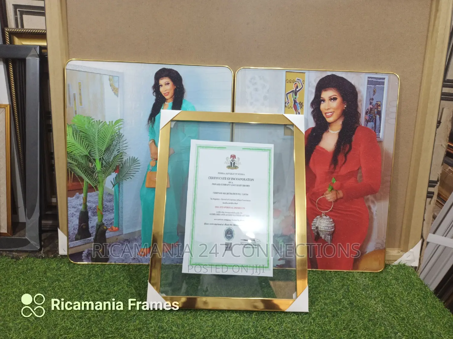 Unique Certificate Transparent Glass Frames