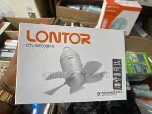 Lontor Rechargeable Mini Ceiling Fan ( 9inches)