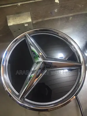 Led Benz Logo With Light