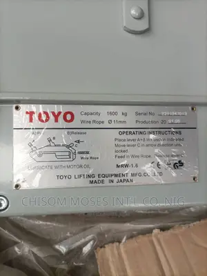Wire Rope Pulling Hoist 3.2 Tons Complete Accessories