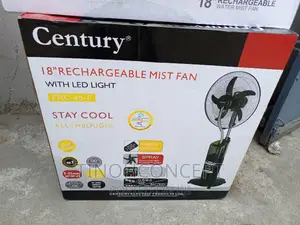 Century Rechargeable Mist Fan 18 Inches