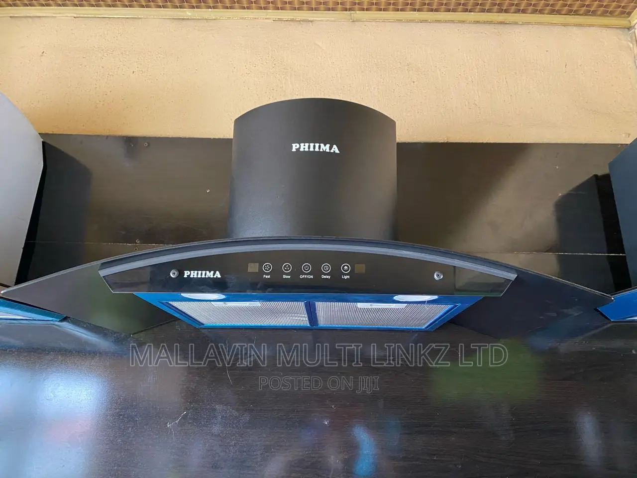 90cm Wide Phiima Digital Kitchen Hood Extractor