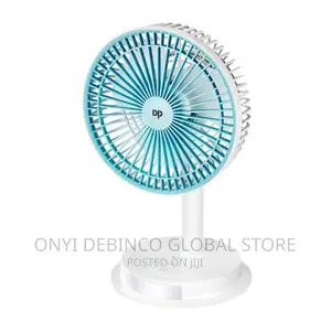 DP - Rechargeable Table or Desk Fan - DP -7627 - Blue