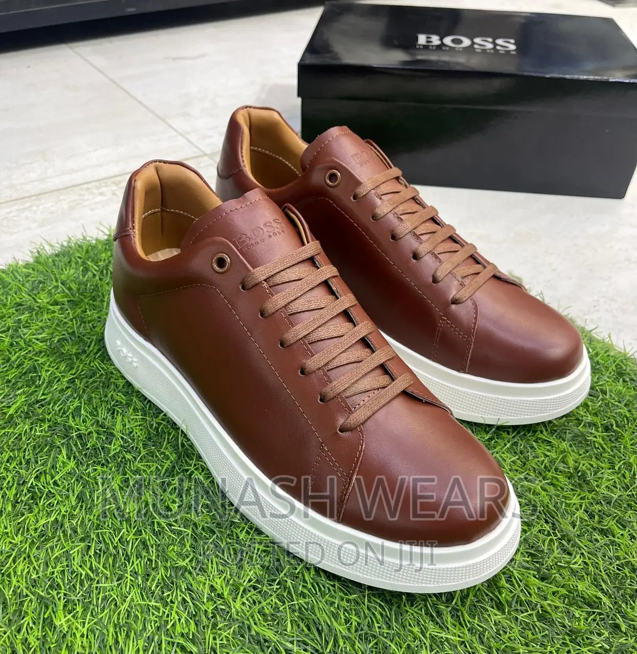Original Leather Hugo Boss Sneakers