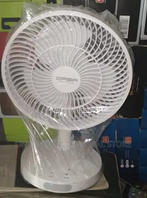 Qasa 7 Inches Rechargeable Table Fan With Led Light