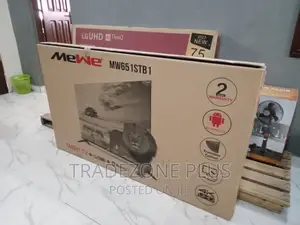 Original Mewe 65 Inch Smart TV With Bluetooth+Netflix