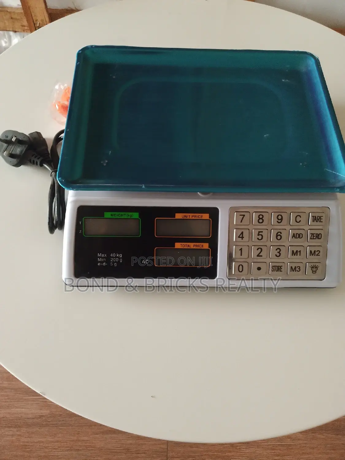 Digital Price Computing Scale Table Top
