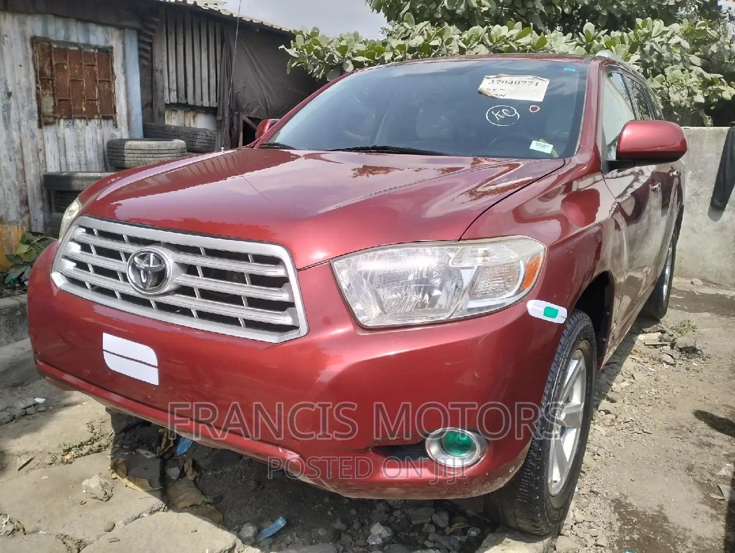 Toyota Highlander 2010 Red