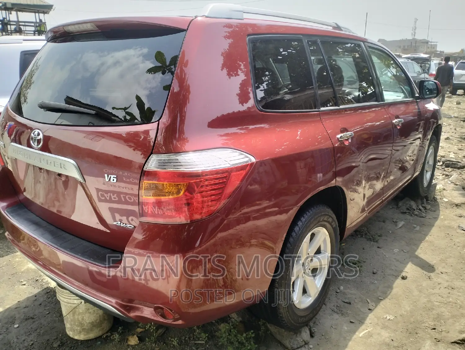 Toyota Highlander 2010 Red