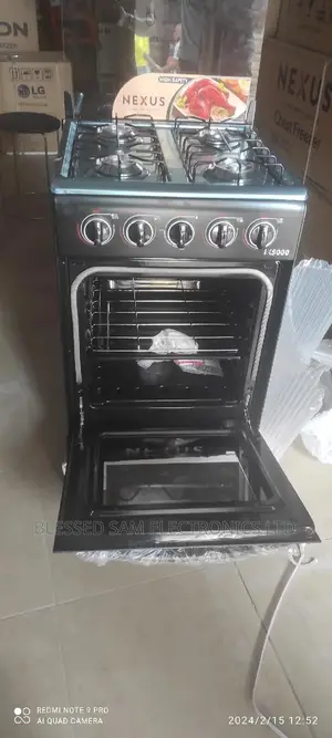 Original>NEXUS 4 Gas Burner Automatic Cooker With Oven 2YRS