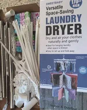Versatile Space- Saving Laundry Dryer, Height- 170cm