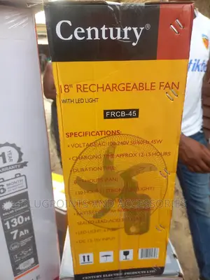 18" Century Rechargeable Wall Fan Clearance Sales