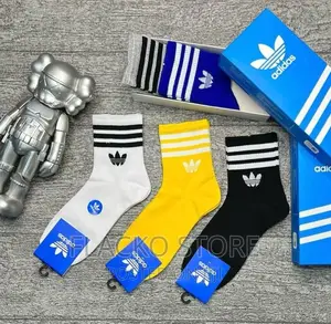 High Quality Adidas 5 in 1 Pack Socks
