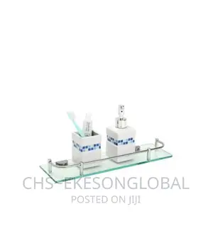 Ideal Quality Single Bathroom Glass Shelf