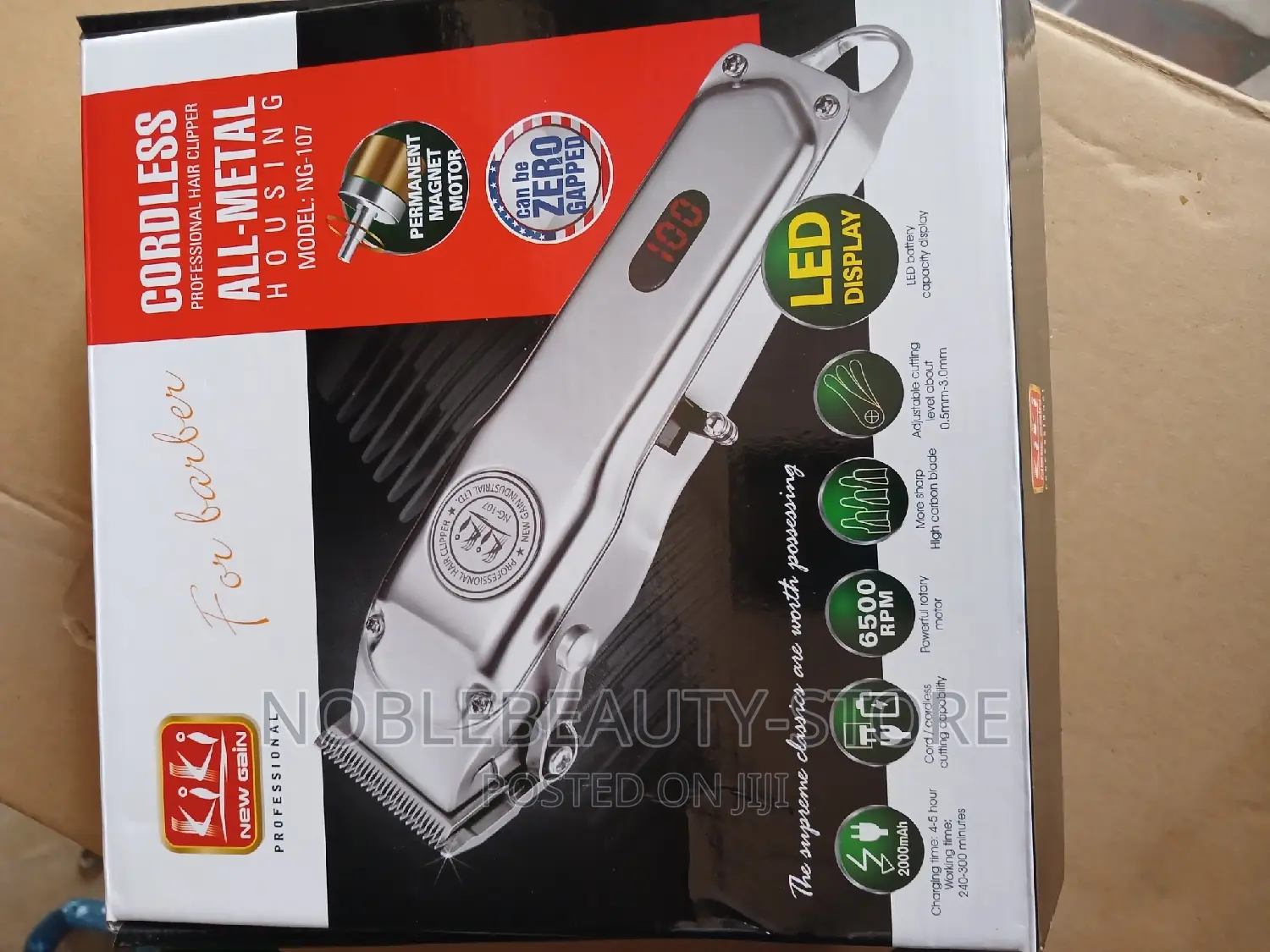 Kiki Metal Rechargeable Clipper