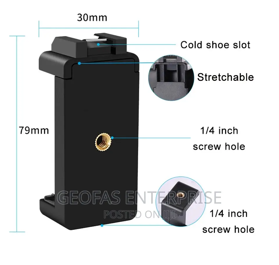 LED Vlogging Tripod Stand With Microphone