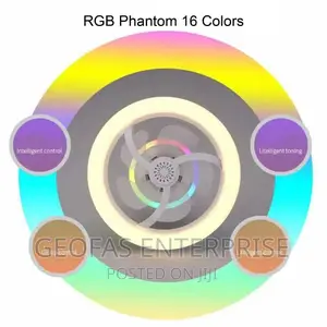 Adjustable LED Rotating Ceiling Fan