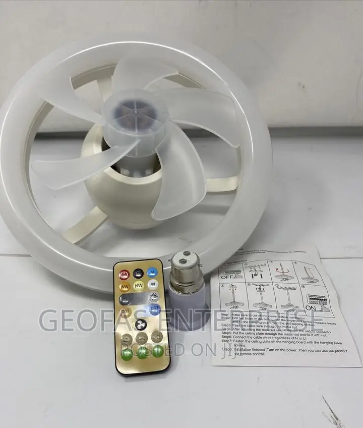 Adjustable LED Rotating Ceiling Fan