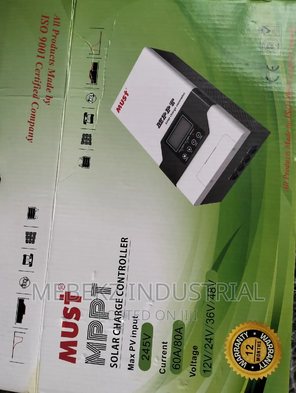Must MPPT Solar Charger Controller 60A
