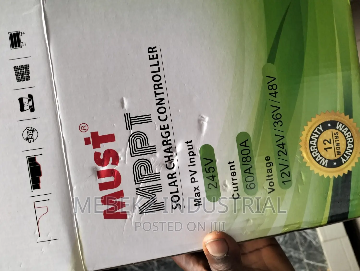 Must MPPT Solar Charger Controller 60A