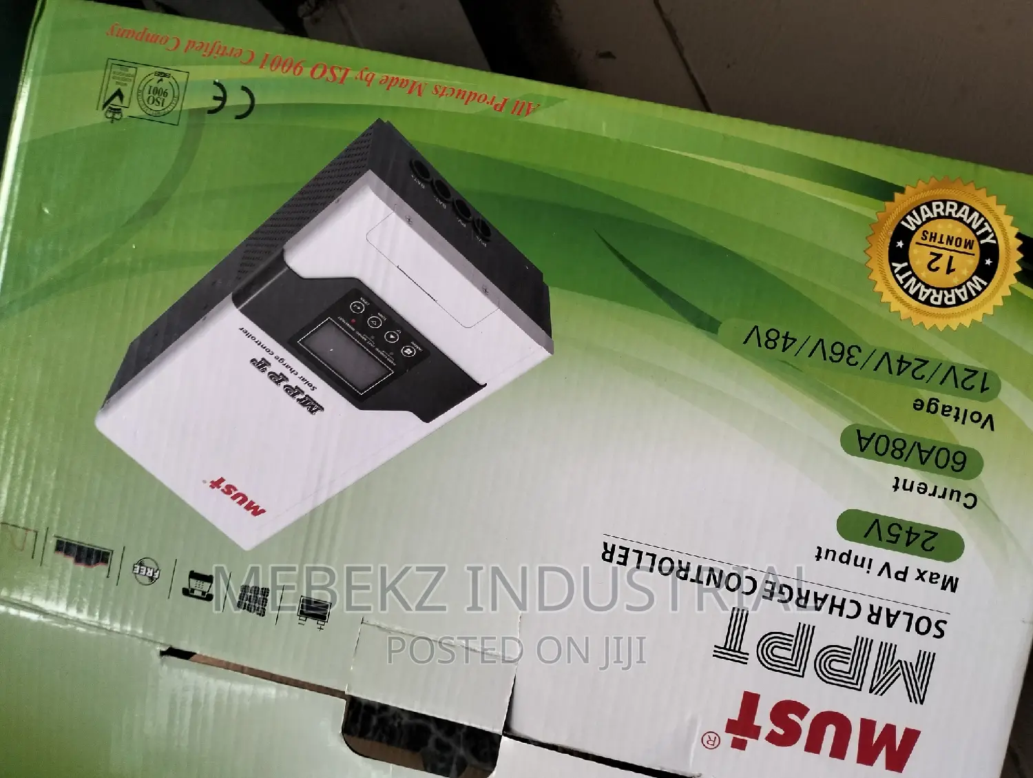 Must MPPT Solar Charger Controller 60A