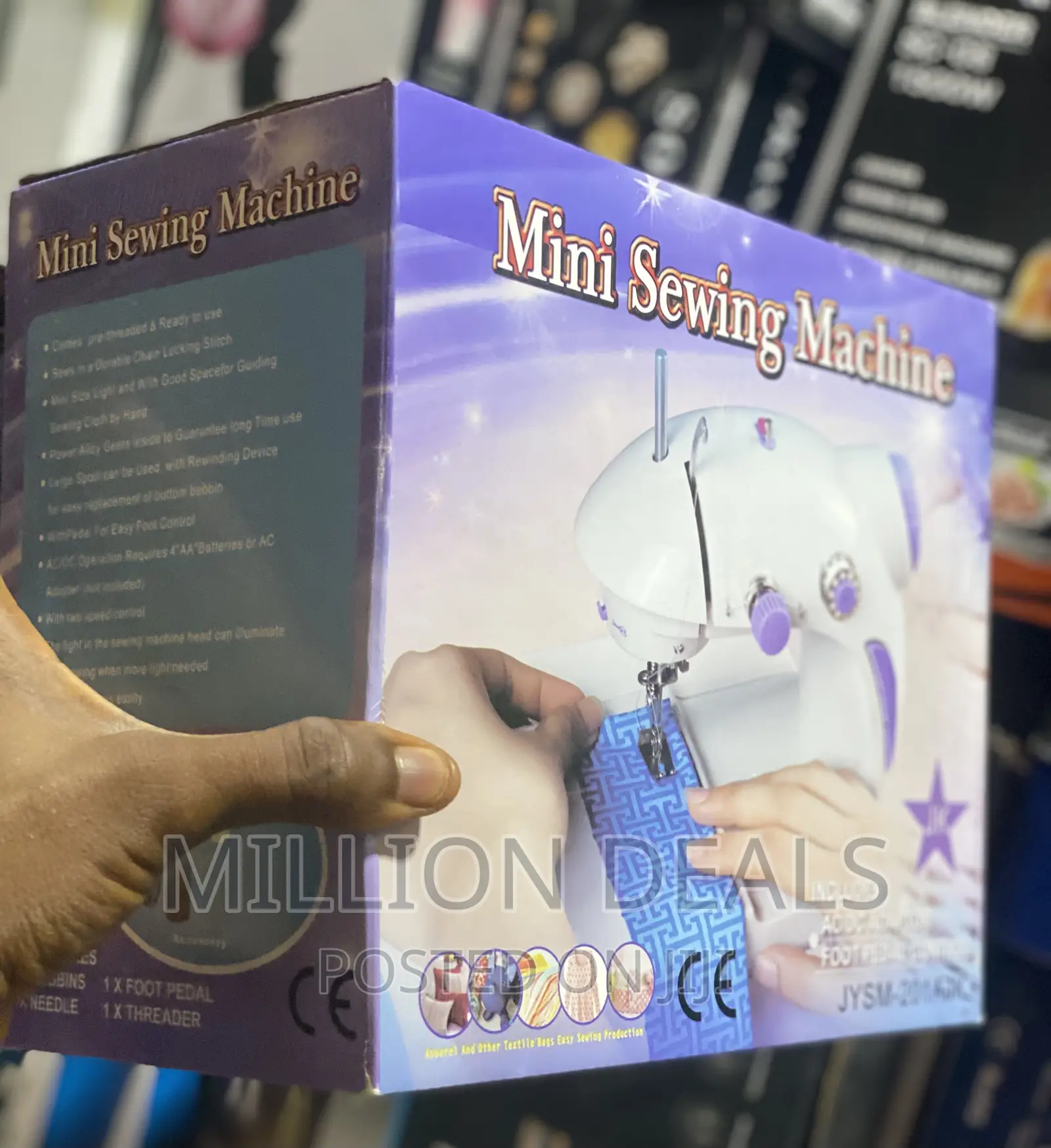 Luxury Mimi Electric/Battery Sewing Machine With Table