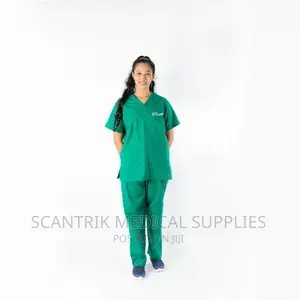 Plain Medical Scrub Green