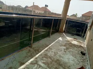 Balcony Dark Grey Glass Handrails