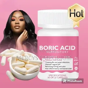 Boric Acid 25-Count Suppository Triple-Action