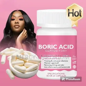 Boric Acid 25-Count Suppository Triple-Action