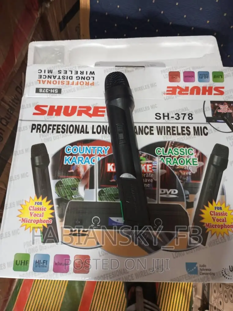 Shure Wireless Microphone Model SH-378