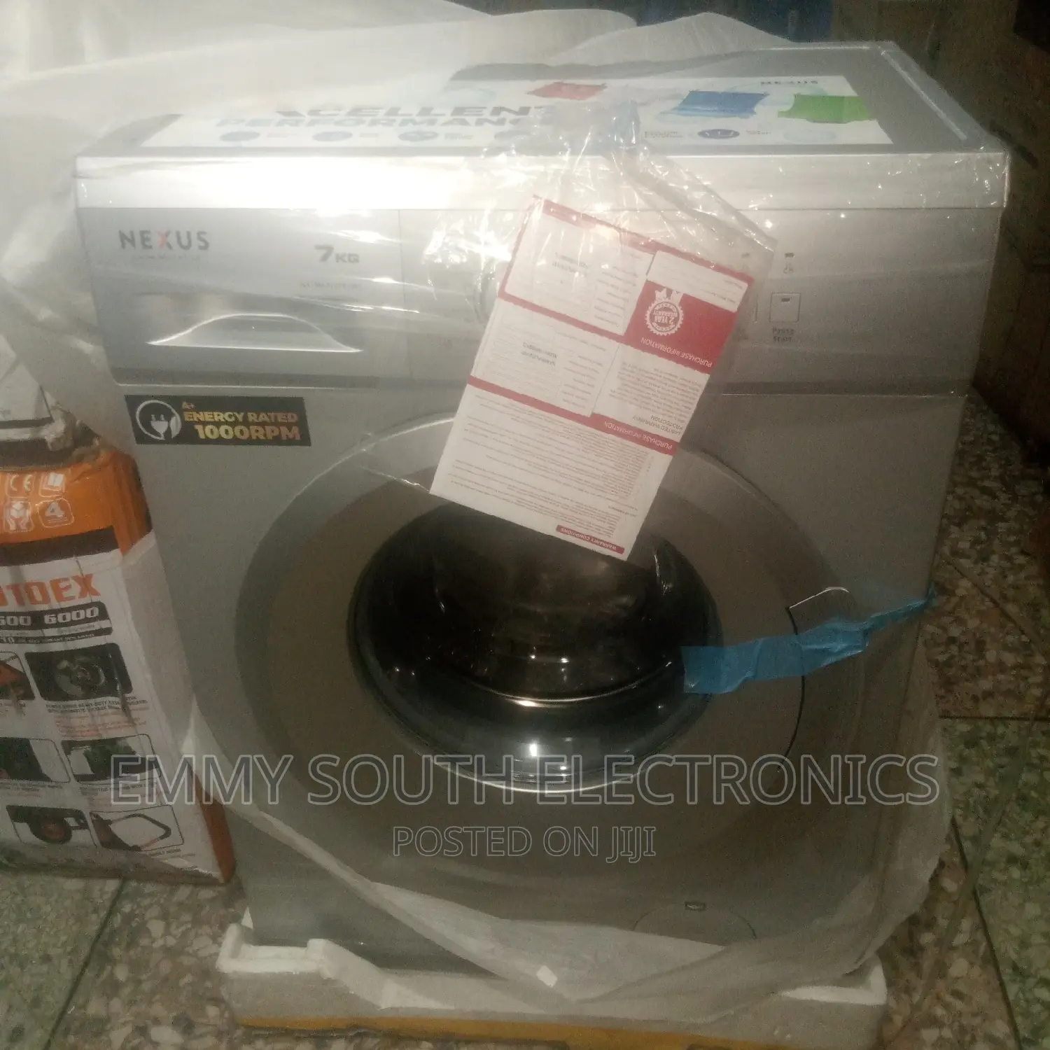 Nexus Front Load Washing Machine 7kg With Spin
