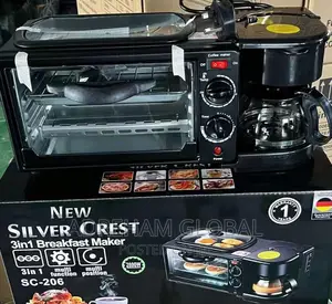 Silver Crest 3 in 1 Breakfast Maker, 2800watts.