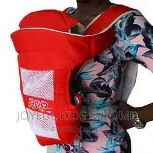 Baby Carrier With Head Cover-Red and Blue