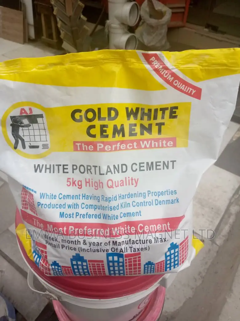 High Quality 5kg Gold White Cement