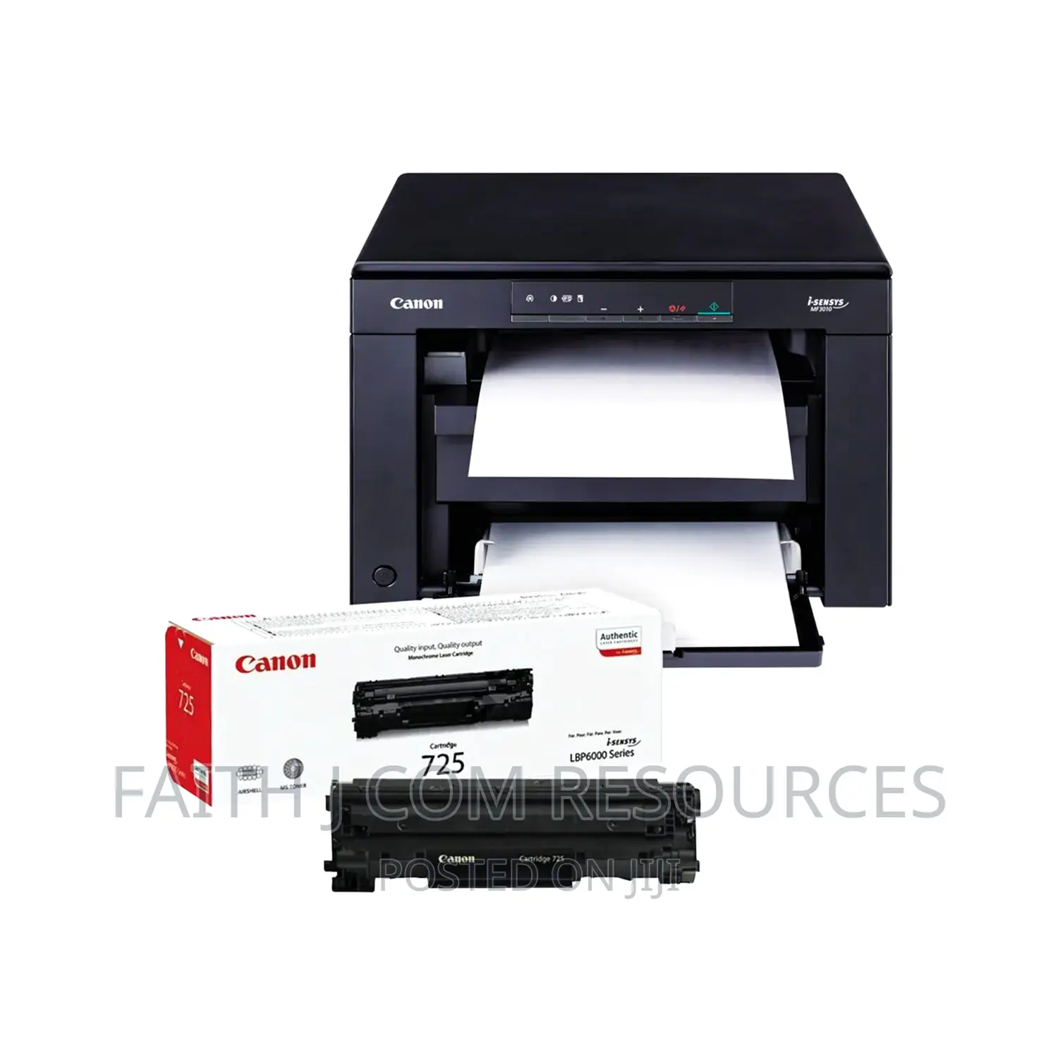 Canon [MF3010] (Bundle) I-Sensys Laser Printer