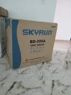 Skyrun Bd-200a Chest Freezer With Key Lock