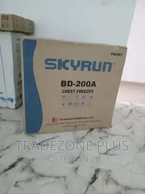 Skyrun Single Door Chest Freezer With Key Lock-Bd-200a