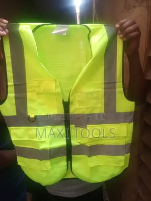 Lemon Reflective Jackets With Pocket And Zip
