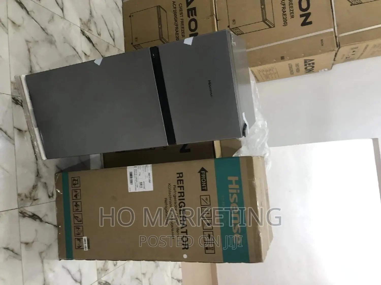 HISENSE Double Door Refrigerator 124 Liters Top Freezer