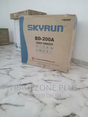 Brand New Skyrun Chest Freezer With Key Lock-Bd-200a