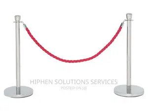 Suitable Crowd Control Stanchion Barrier Posts Rope