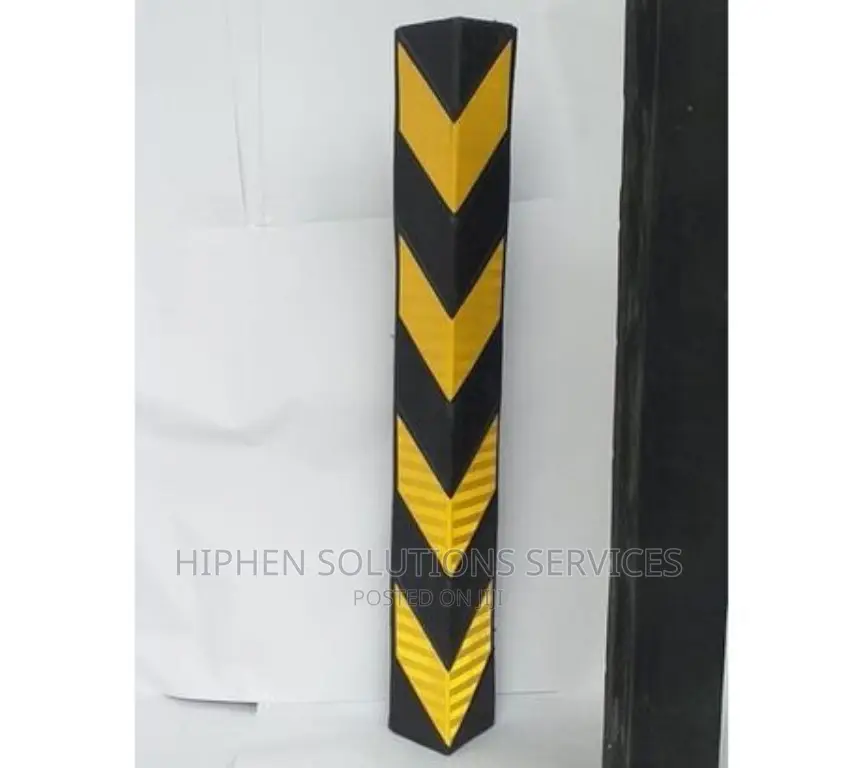 Yellow & Black Pillar Corner Guard 10 Mm,