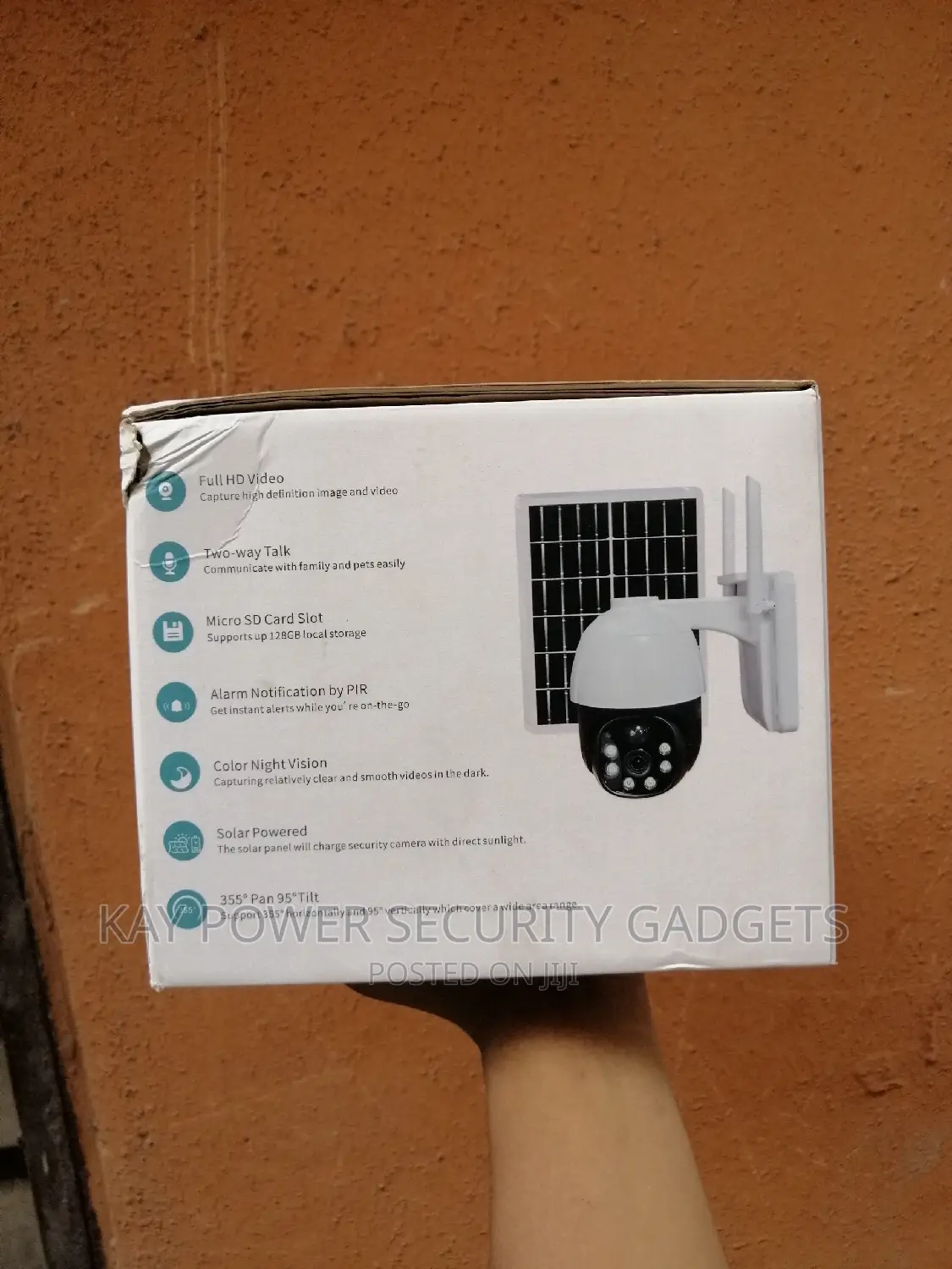 V380 Solar PTZ Camera