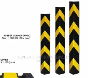 Rubber Wal Protector With Chevron L 80cm*8mm