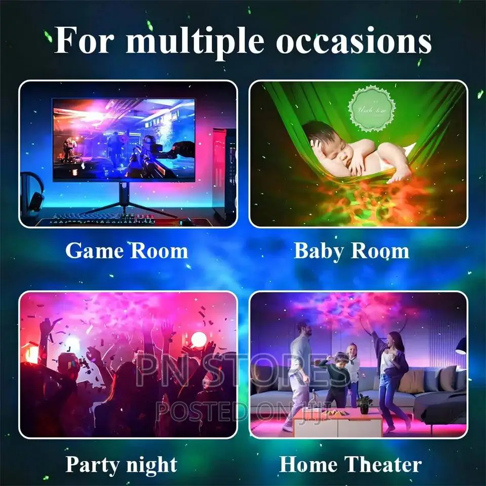 Astronaut Galaxy Projector Light Remote